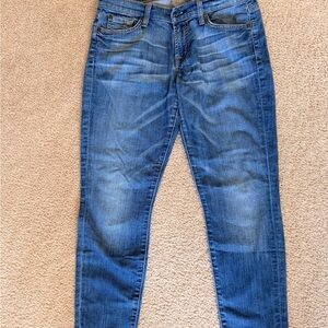 7 For All Mankind Cropped Gwenevere Jeans size 28